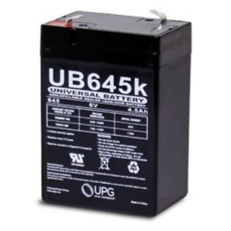ILB GOLD Replacement For Oreck Av-701 / Av-701B Vacuum 5Ah Agm With F1 Terminals Battery WX-65B8-6